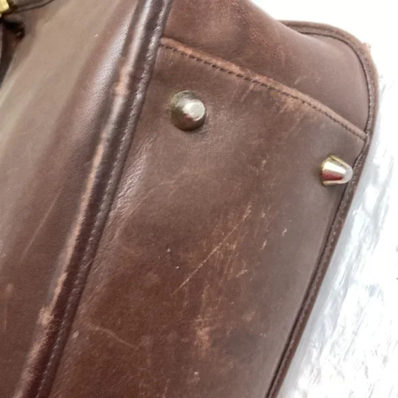 Coach vintage brown leather legacy bag 9966